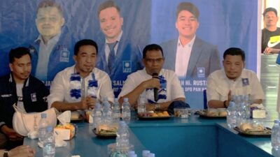 Wakil Bupati Halmahera Utara, Dr. Kasman Hi. Ahmad, Hadiri Rapat Kerja (Raker) bersama jajaran Dewan Pimpinan Daerah (DPD) PAN di Halsel (foto istimewa)