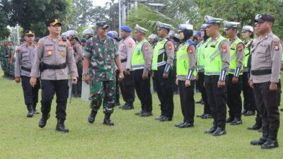 Gelar Apel Siaga May Day 2026, Kapolres Halut Tekankan Pengamanan Humanis