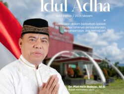 Idul Adha 1447 H, Bupati Piet Ajak Masyarakat Perkuat Solidaritas untuk Halmahera Utara