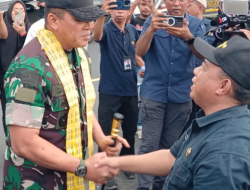 Bupati Halut Sambut Pangdam XV/Pattimura di Posko Evakuasi Erupsi Dukono