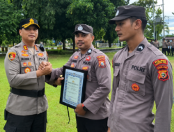 Dari Tugas Kepolisian ke Mimbar MTQ, Brigpol Faqih Raih Penghargaan Kapolres Halut