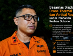 Basarnas Siapkan Drone Thermal dan Vertical Rescue untuk Pencarian Korban Dukono