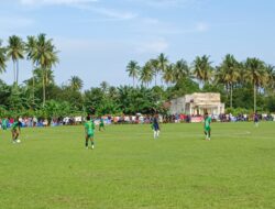 Gol Indah Bola Mati Dibalas Penalti, Halut dan Ternate Imbang 1-1 di Babak Pertama