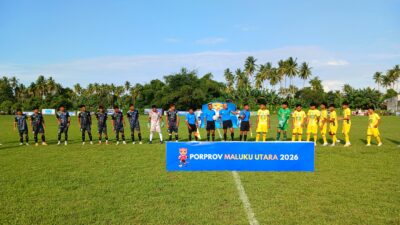 Sapu Bersih Dua Laga, Kota Ternate Bungkam Haltim Lewat Gol Tunggal M. Riski