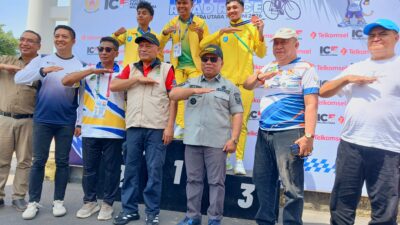 Kota Ternate Sapu Bersih Podium Balap Sepeda Porprov V, Medali Emas Diraih dengan Selisih Tipis