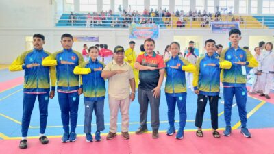 Bupati Halut Konsisten Pantau Venue Porprov V, Kali Ini Tinjau Pertandingan Taekwondo di GOR