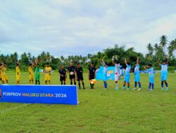 Hujan Deras dan Petir Hentikan Laga Ternate vs Halbar, Lanjut Besok Siang