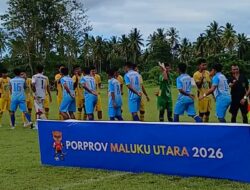 Ternate Amankan Perunggu Sepak Bola Porprov Malut 2026 Usai Menang Adu Penalti atas Halmahera Barat