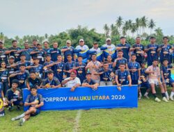 Comeback Sang Juara! Halmahera Utara Rebut Emas Sepak Bola Porprov Malut 2026 Usai Taklukkan Tidore 2-1