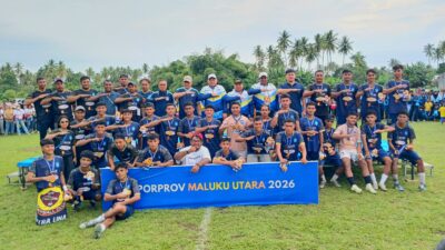 Comeback Sang Juara! Halmahera Utara Rebut Emas Sepak Bola Porprov Malut 2026 Usai Taklukkan Tidore 2-1