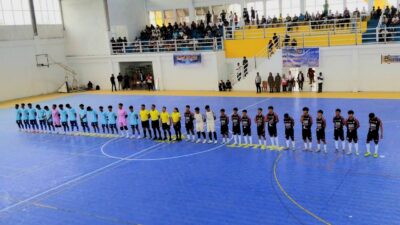 Halut Raih Kemenangan Kedua Usai Taklukkan Halsel 2-0 di Cabor Futsal PORPROV V Malut