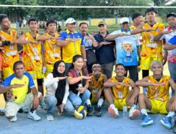 Wabup Halut Saksikan Pertandingan Voli, Pastikan Kesiapan Venue PORPROV V Malut