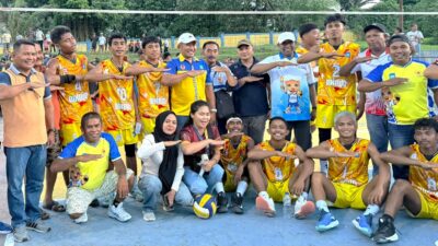 Wabup Halut Saksikan Pertandingan Voli, Pastikan Kesiapan Venue PORPROV V Malut