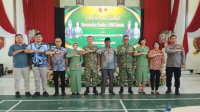Dandim 1508/Tobelo Berganti, Wabup Halut Tegaskan Pentingnya Sinergi TNI-Polri dan Pemerintah