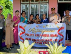 Sambut Hari Bhayangkara ke-80, Kapolres Halut Salurkan Bantuan ke Panti Asuhan dan Warakawuri