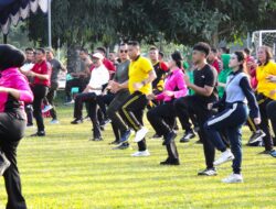 HUT Bhayangkara ke-80, Polres Halut Perkuat Sinergi TNI-Polri dan Instansi Vertikal Lewat Olahraga Bersama