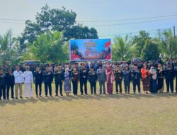 Kapolres Halut Pimpin Upacara Hari Bhayangkara ke-80