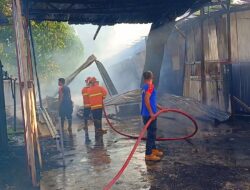 Bengkel Las di Wosia Ludes Terbakar, Dua Warung Terselamatkan