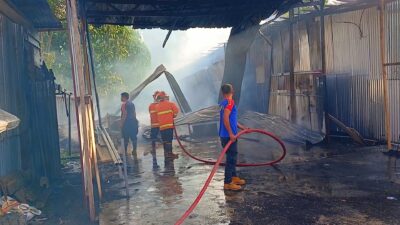 Bengkel Las di Wosia Ludes Terbakar, Dua Warung Terselamatkan