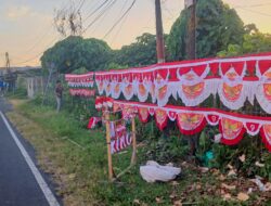 Jelang HUT RI ke-81, Pedagang Bendera Merah Putih Mulai Ramaikan Tobelo