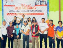 Taekwondo POPDA XII: Halut Finis Peringkat Ketiga dengan Tujuh Medali