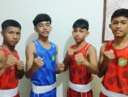 Empat Petinju Halut Kompak Menang, Lolos ke Babak Berikutnya di POPDA XII