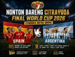 Selain Pemkab Halut, Citrayuda Gelar Nobar Final Piala Dunia 2026 di Tobelo
