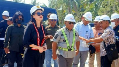 Bupati Halut Dampingi Gubernur Sherly Tinjau Pembangunan Sekolah Rakyat