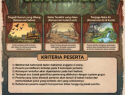 Pendaftaran Gratis! Festival Kehatimu Buka Lomba Teater Berhadiah