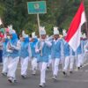 66 Pelajar SMP Meriahkan Gerak Jalan Indah HUT ke-81 RI di Tobelo