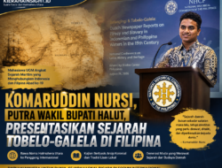 Komaruddin Nursi, Putra Wakil Bupati Halut, Presentasikan Sejarah Tobelo-Galela di Filipina