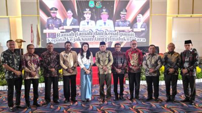 Bupati Piet Hadiri Kenal Pamit Kajati Malut, Tegaskan Komitmen Sinergi Penegakan Hukum