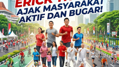 ‎Haornas ke-43 2026: Erick Thohir Ajak Masyarakat Aktif dan Bugar
