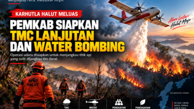 Karhutla Halut Meluas, Pemkab Siapkan TMC Lanjutan dan Water Bombing