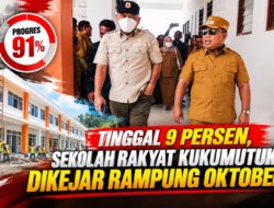 Tinggal 9 Persen, Sekolah Rakyat Kukumutuk Dikejar Rampung Oktober