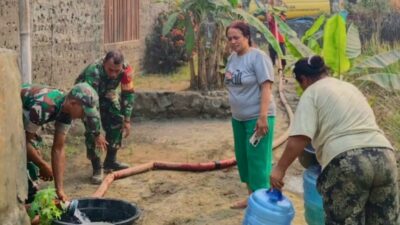El Nino Berdampak, Kodim 1508/Tobelo dan Pemkab Halut Salurkan Air ke Kokotajaya
