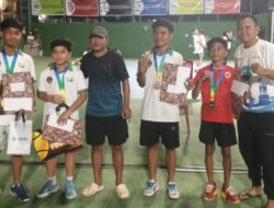 M. Kholid Kohilay Raih Juara III Tennis Goversary 3, Bawa Nama PELTI Halut
