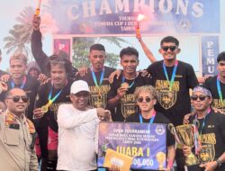 Brondong FC Salimuli Juara Pemuda Cup I Tutumaloleo, Ini Pesan Wabup Halut