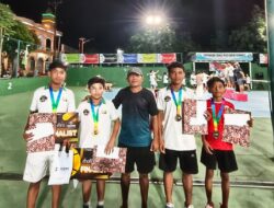 Bawa Nama PELTI Halut, Azraf Sukses Raih Juara III Tennis Goversary di Ternate