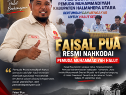 Faisal Pua Resmi Nahkodai Pemuda Muhammadiyah Halut, Terpilih Lewat Rapat Formatur