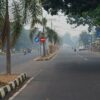 Kabut Asap Karhutla Selimuti Kota Tobelo, Warga Khawatir Jarak Pandang Menurun