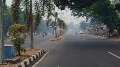Kabut Asap Karhutla Selimuti Kota Tobelo, Warga Khawatir Jarak Pandang Menurun