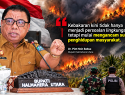 Karhutla Ancam Lahan Produktif, Bupati Halut Dorong Sinergi TNI-Polri dan Pemda
