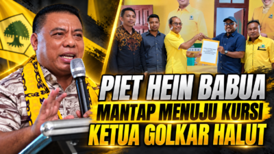 Jadi Calon Tunggal di Hari Kedua, Piet Hein Babua Mantap Buka Jalan Menuju Kursi Ketua Golkar Halut