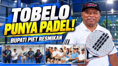 Tobelo Kini Punya Padel, Bupati Piet Resmikan Wadah Baru Olahraga dan Ekonomi Halut