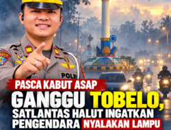 Kabut Asap Ganggu Tobelo, Satlantas Halut Ingatkan Pengendara Nyalakan Lampu